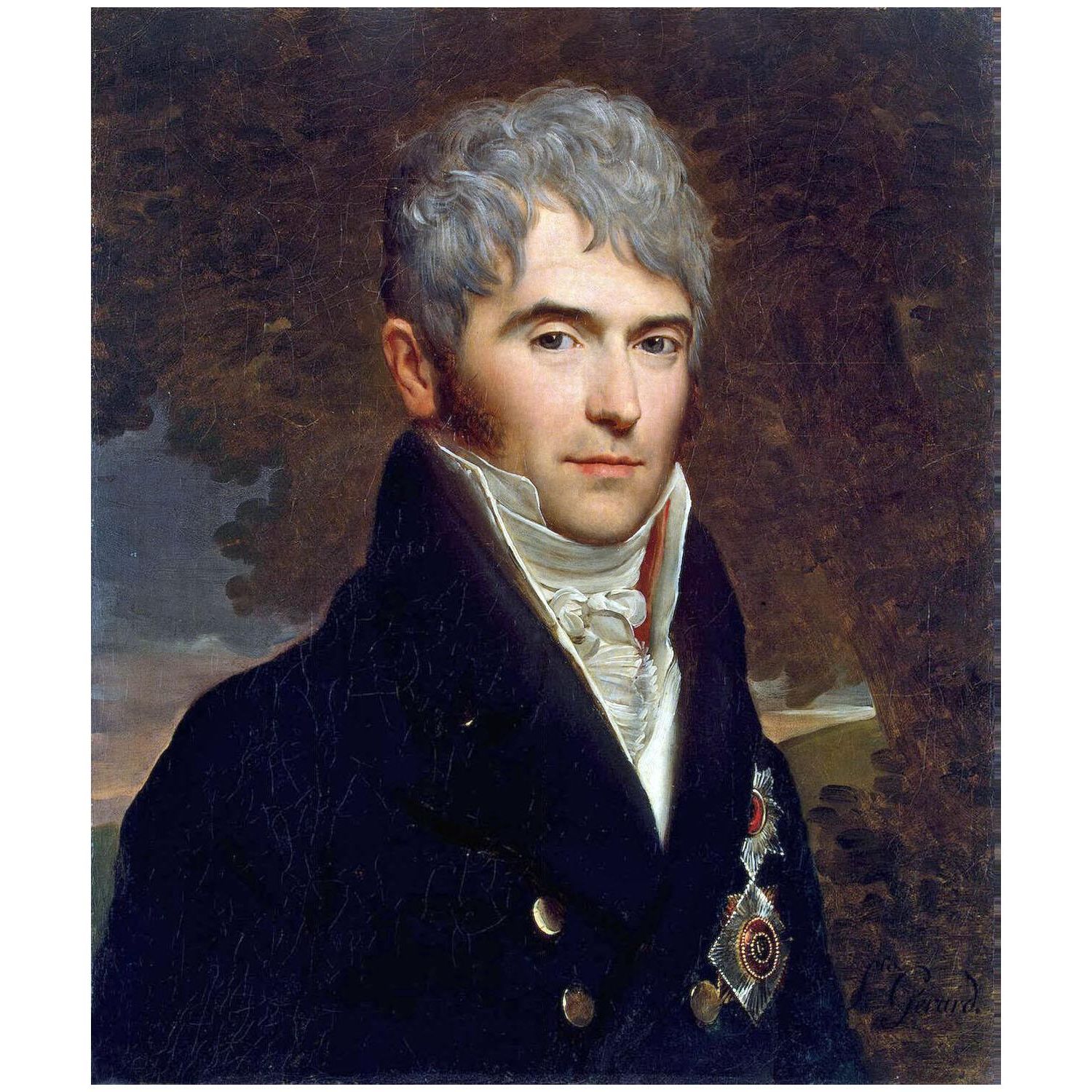 Francois Gerard. Portrait du prince Viktor Kotchoubei. 1809. Hermitage Museum
