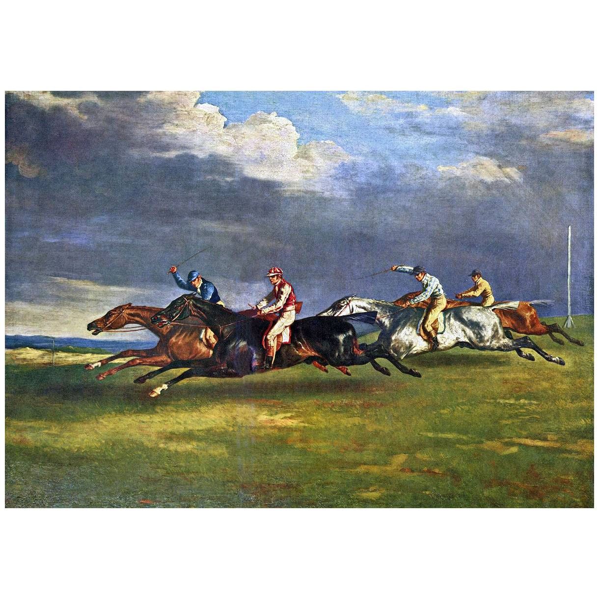 Theodore Gericault. Le Derby d’Epsom. 1821. Louvre Paris
