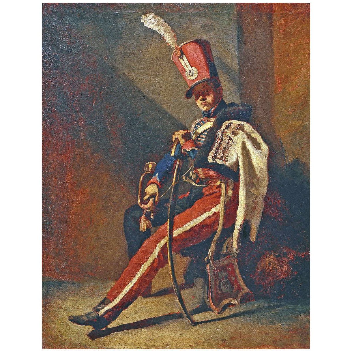 Theodore Gericault. Le Trompette des haussards d’Orleans. 1814. Belvedere Wien