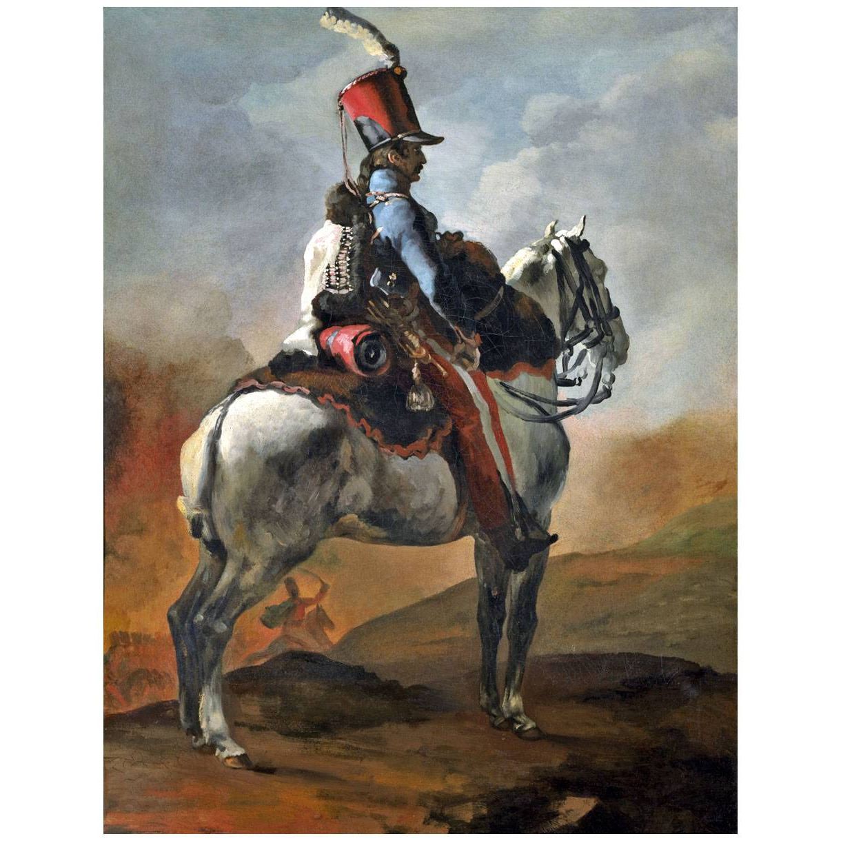 Theodore Gericault. Trompette des hussards. 1815-1820. Clark Art Institute