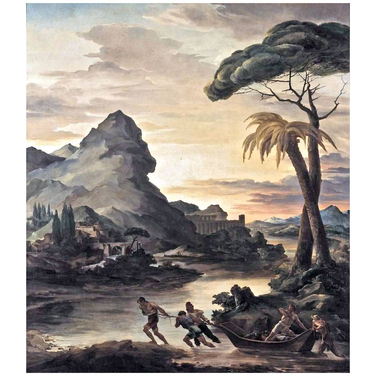 Theodore Gericault. Paysage héroïque avec des pêcheurs. 1818. Neue Pinakithek Munich