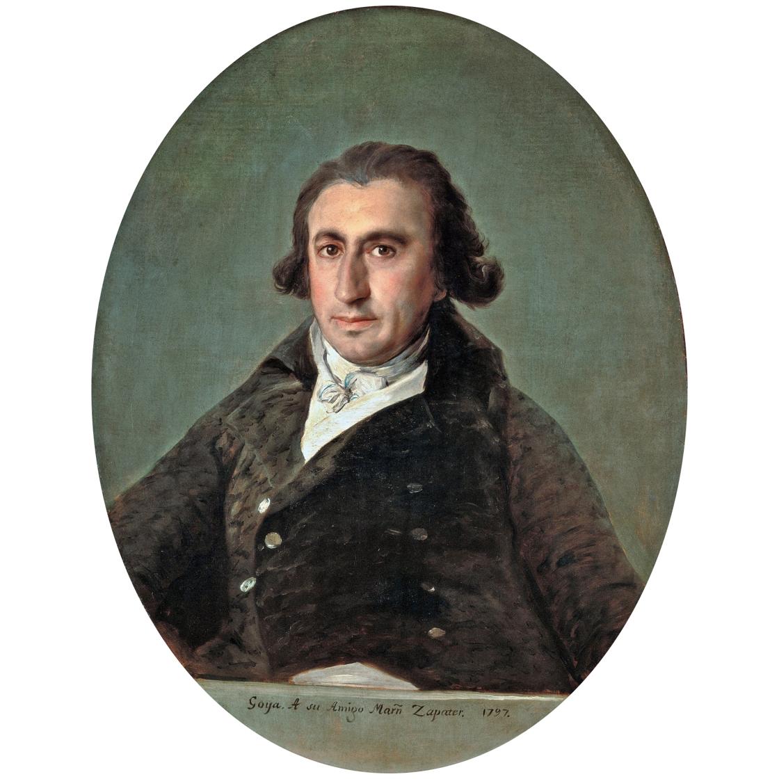 Francisco de Goya. Martin Zapater. 1797. Museo de Bellas Artes Bilbao