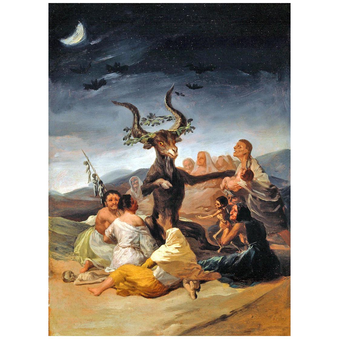 Francisco de Goya. El aquelarre. 1798. Museo Lazaro Galdiano Madrid