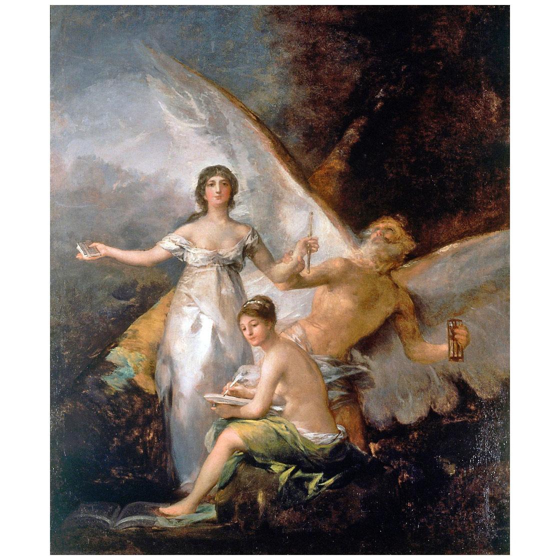 Francisco de Goya. La Verdad, el Tiempo y la Historia. 1800. Nationalmuseum Stockholm