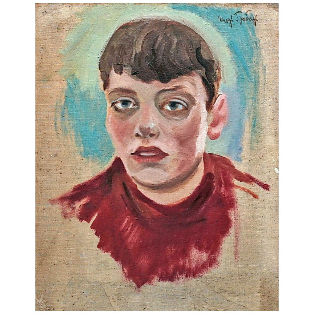 Игорь Грабарь. Портрет сына. 1930