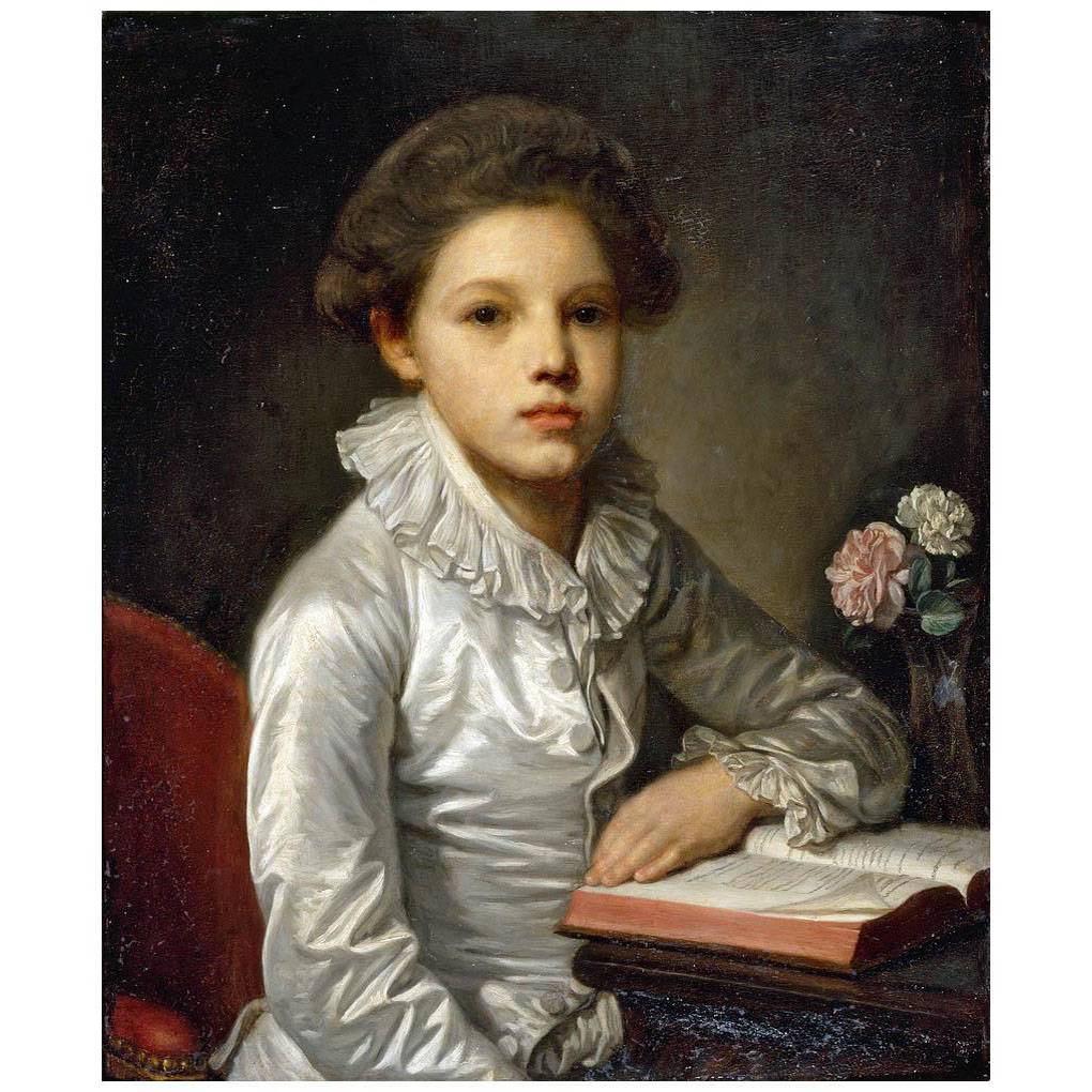 Jean Baptiste Greuze. Charles-Etienne de Bourgevin, enfant. 1874. Musee d’Arts de Nantes