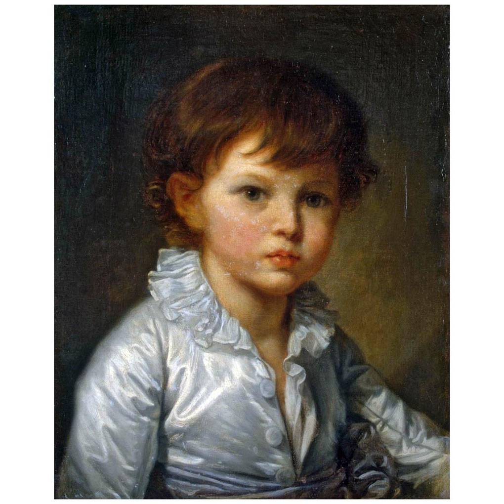 Jean Baptiste Greuze. Портрет графа П.А. Строганова в детстве. 1778. Эрмитаж
