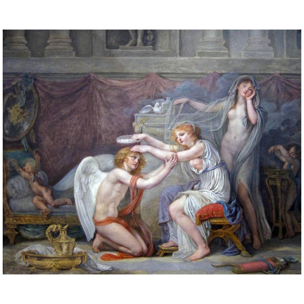 Jean Baptiste Greuze. Psyche couronnant l’Amour. 1790. Palais des Beaux-Arts, Lille