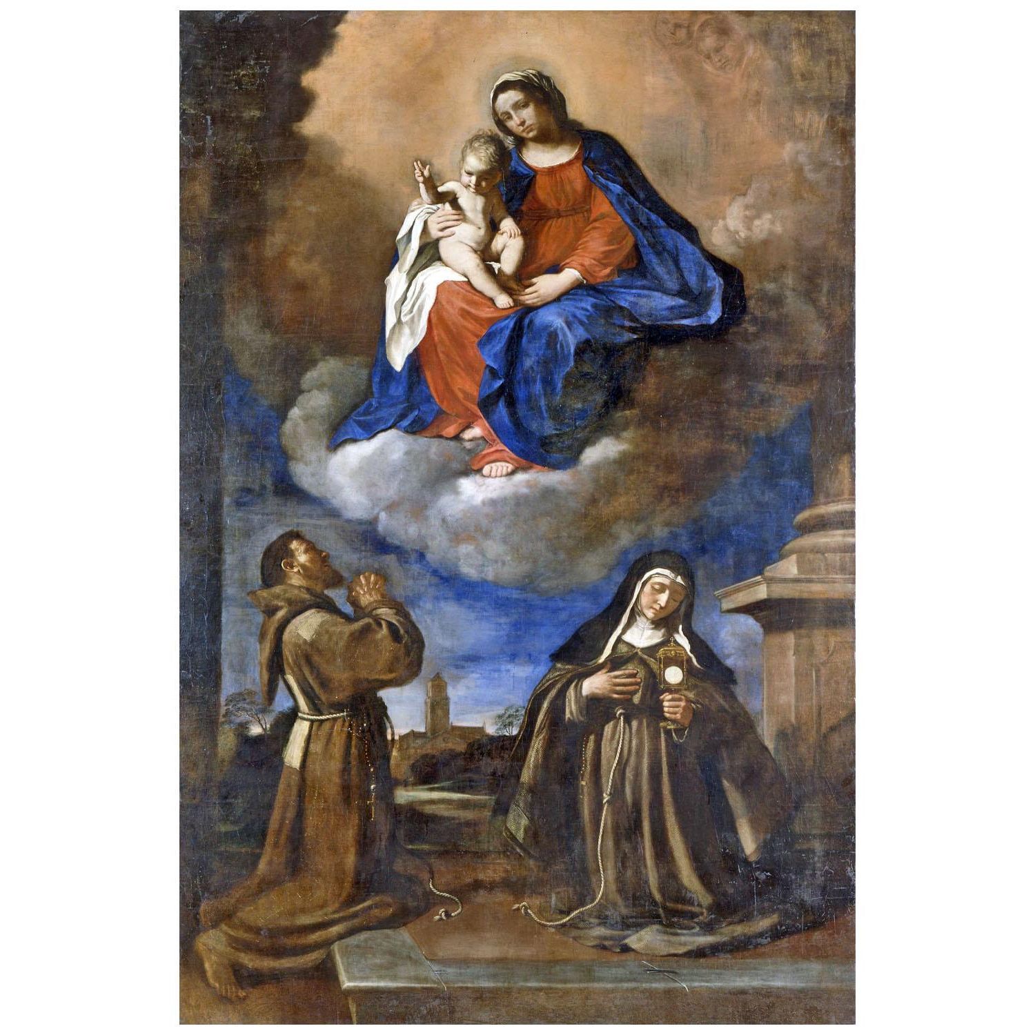 Guercino. Madonna col Bambino in Gloria. 1641. GN di Parma