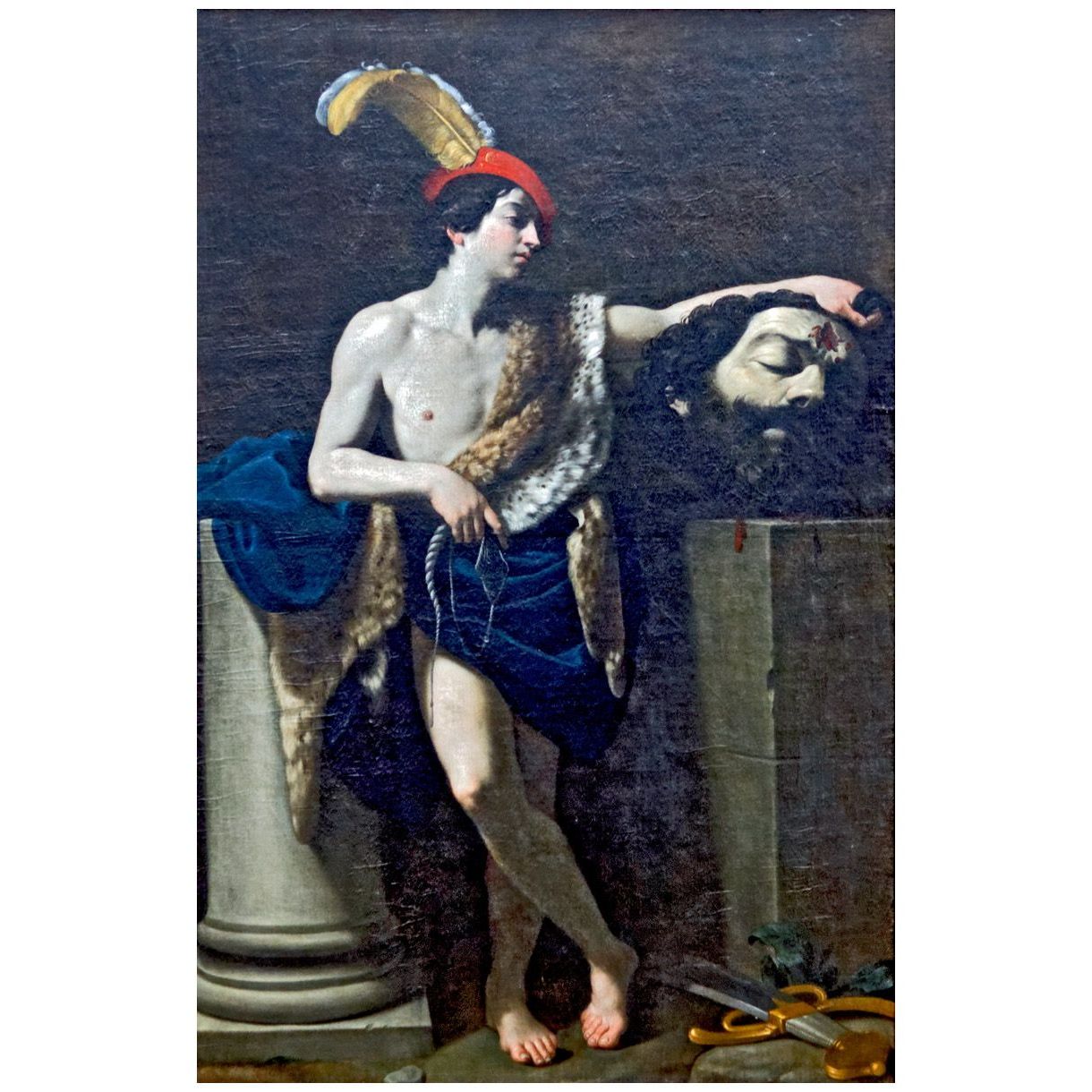 Guido Reni. Davide con la testa di Golia. 1605. Louvre