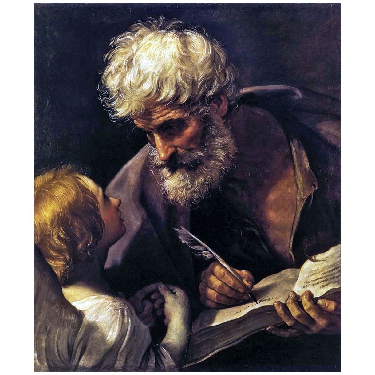 Guido Reni. San Matteo e l'Angelo. 1635-1640. Musei Vaticani