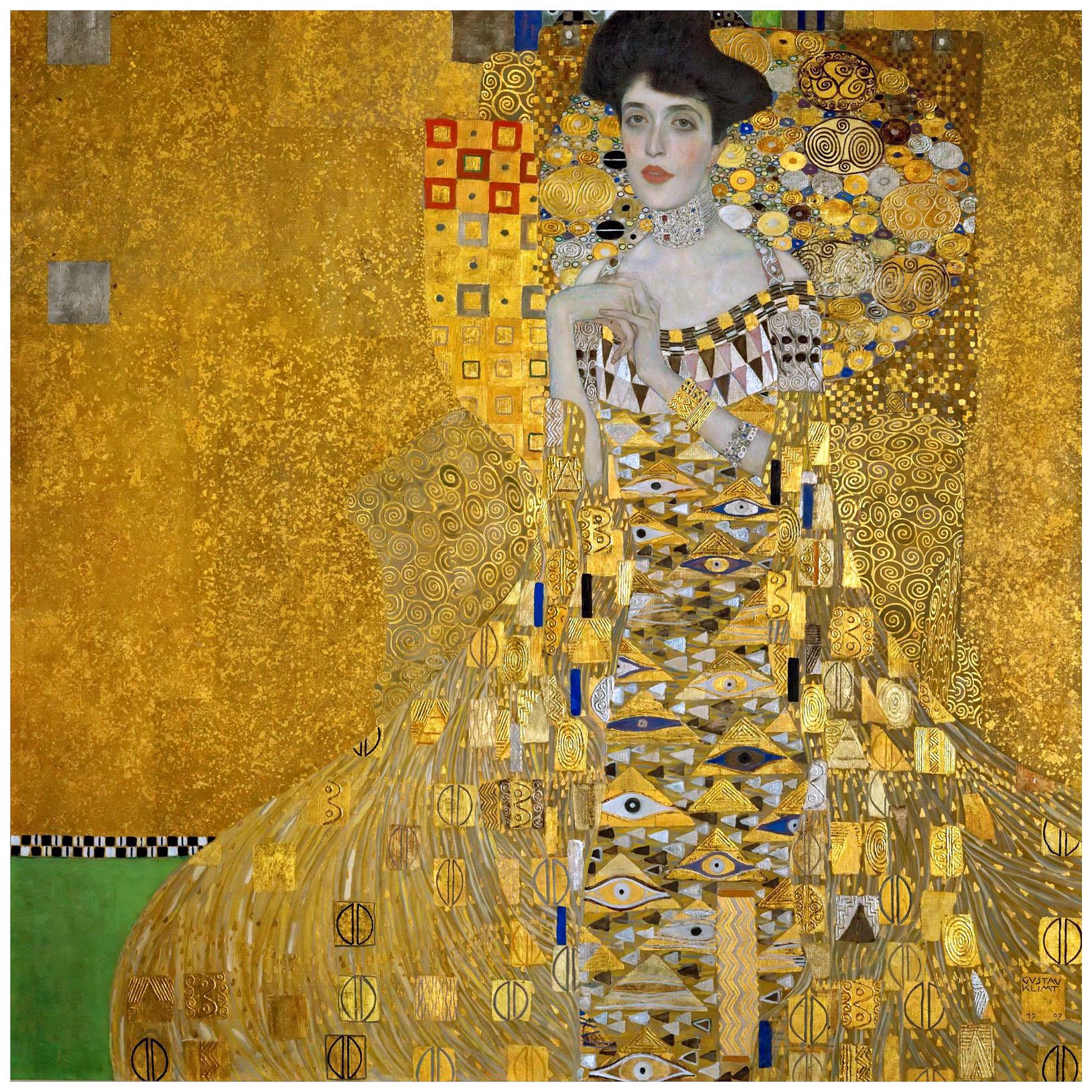 Gustav Klimt. Adele Bloch-Bauer. 1907. Neue Galerie New York