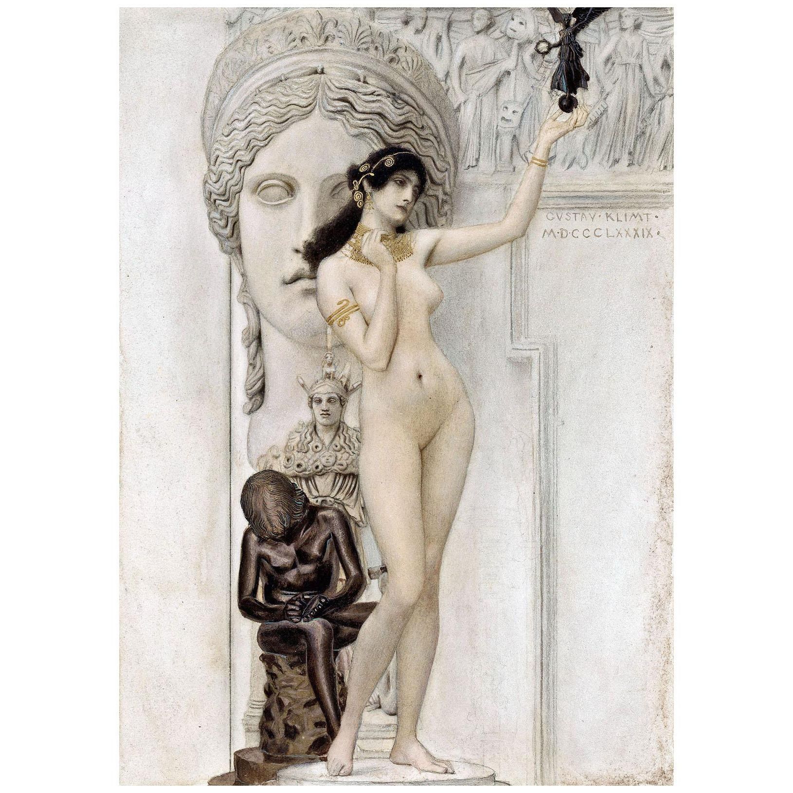 Gustav Klimt. Allegorie der Skulptur. 1889. MAK Wien