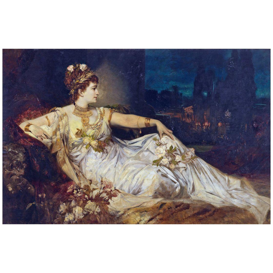 Hans Makart. Charlotte Wolter als Messalina. 1875. Albertina Wien