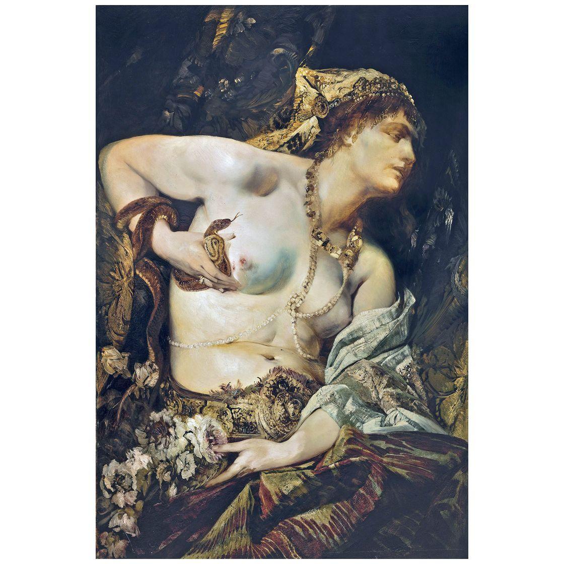 Hans Makart. Der Tod der Kleopatra. 1875. Albertina Wien
