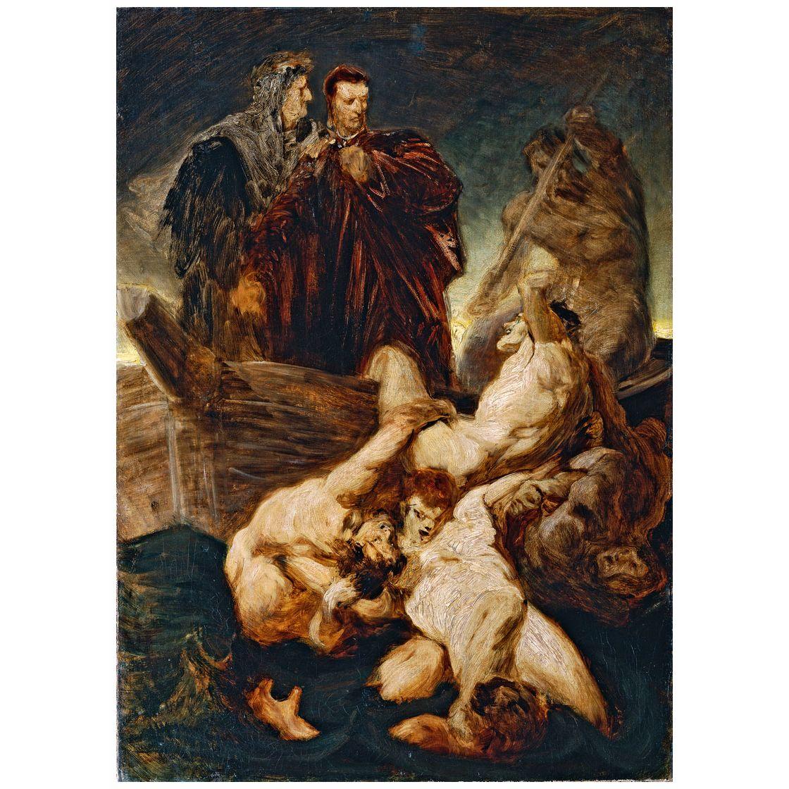 Hans Makart. Dante und Vergil im Inferno. 1863. Belvedere Wien