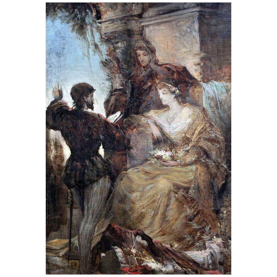Hans Makart. Tasso und Eleonore d’Este. 1869. Alte Nationalgalerie Berlin