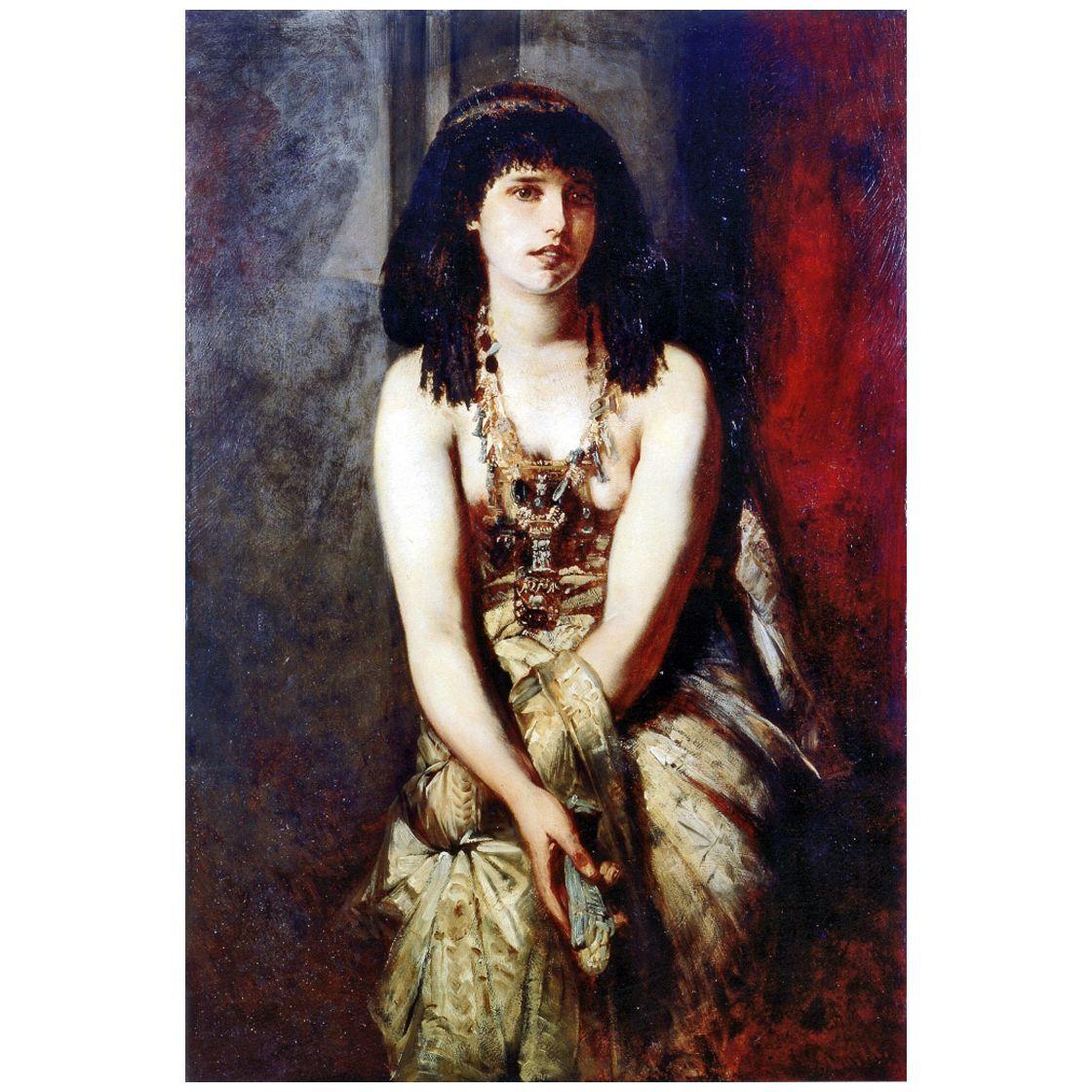 Hans Makart. Eine Agyptische Prinzessin. 1875. Private collection