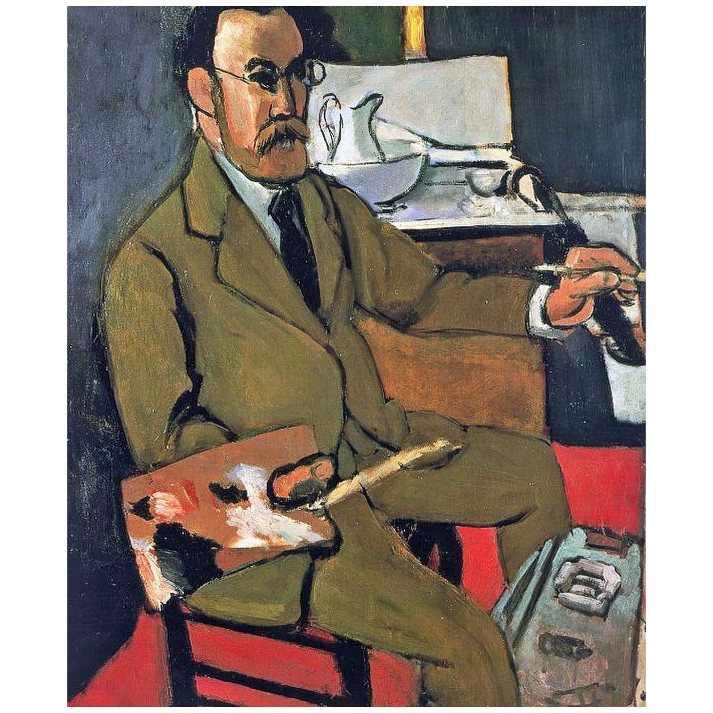 Henri Matisse. Portrait du peintre. 1918. Matisse Museum Le Cateau