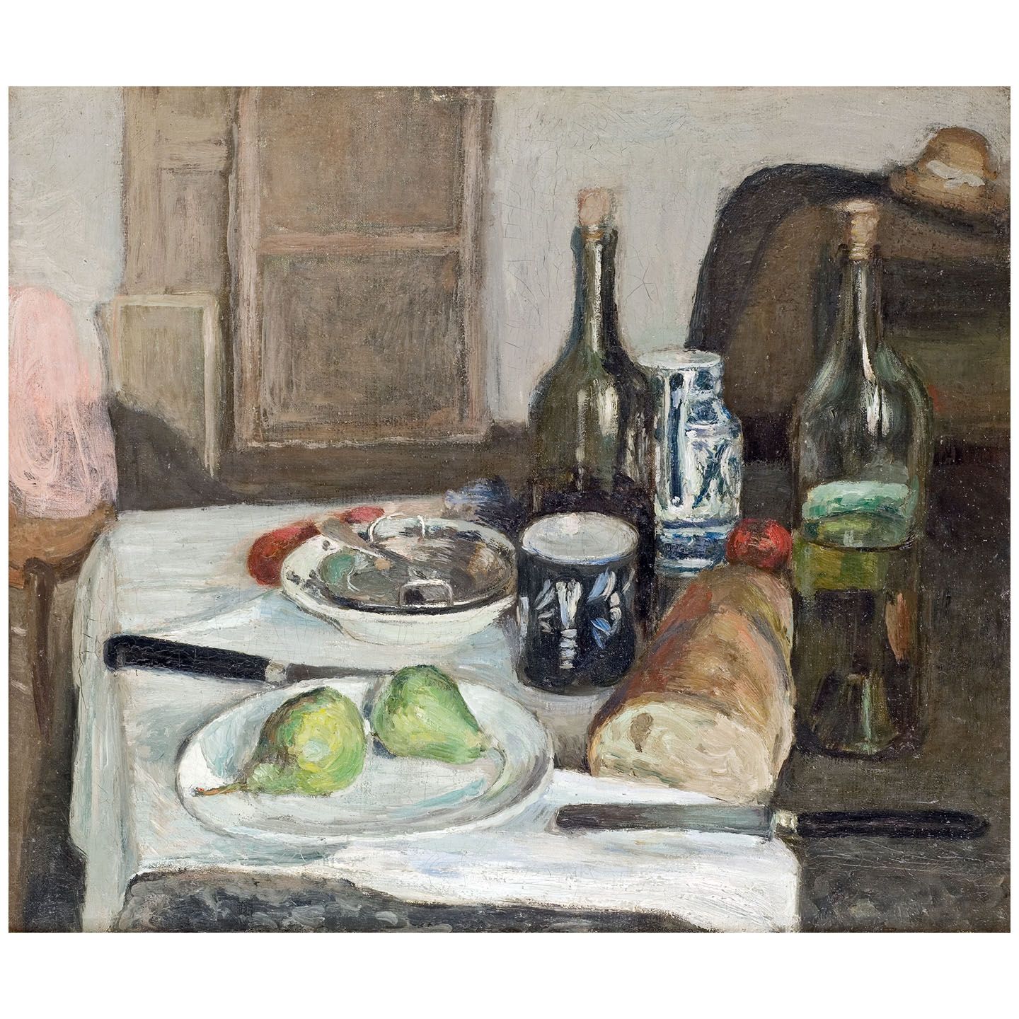 Henri Matisse. Nature morte aux couteaux noirs. 1896. Musee Fabre Montprllier