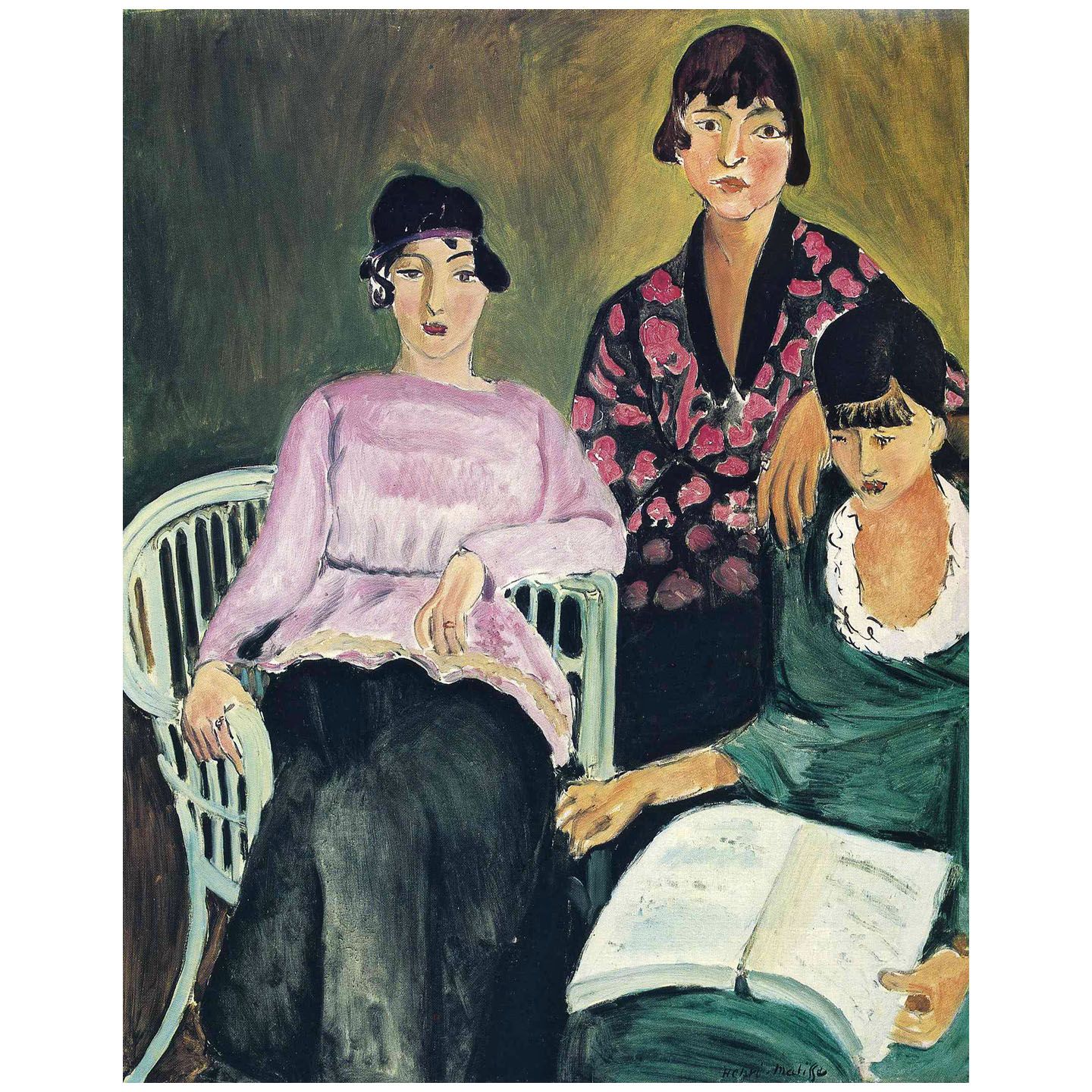 Henri Matisse. Les Trois soeurs. 1917. Musee d’Oranderie Paris