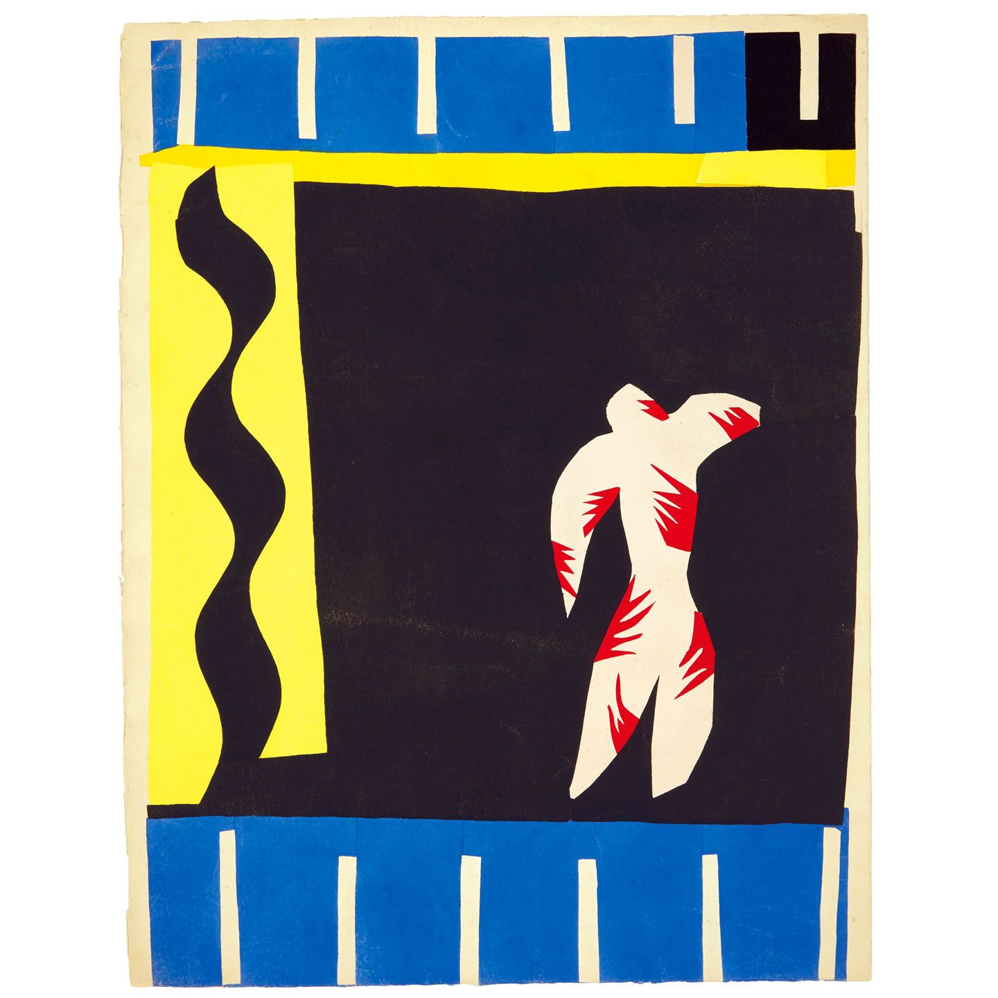 Henri Matisse. Le clown (de la série Jazz). 1943. Musee Fabre Montprllier