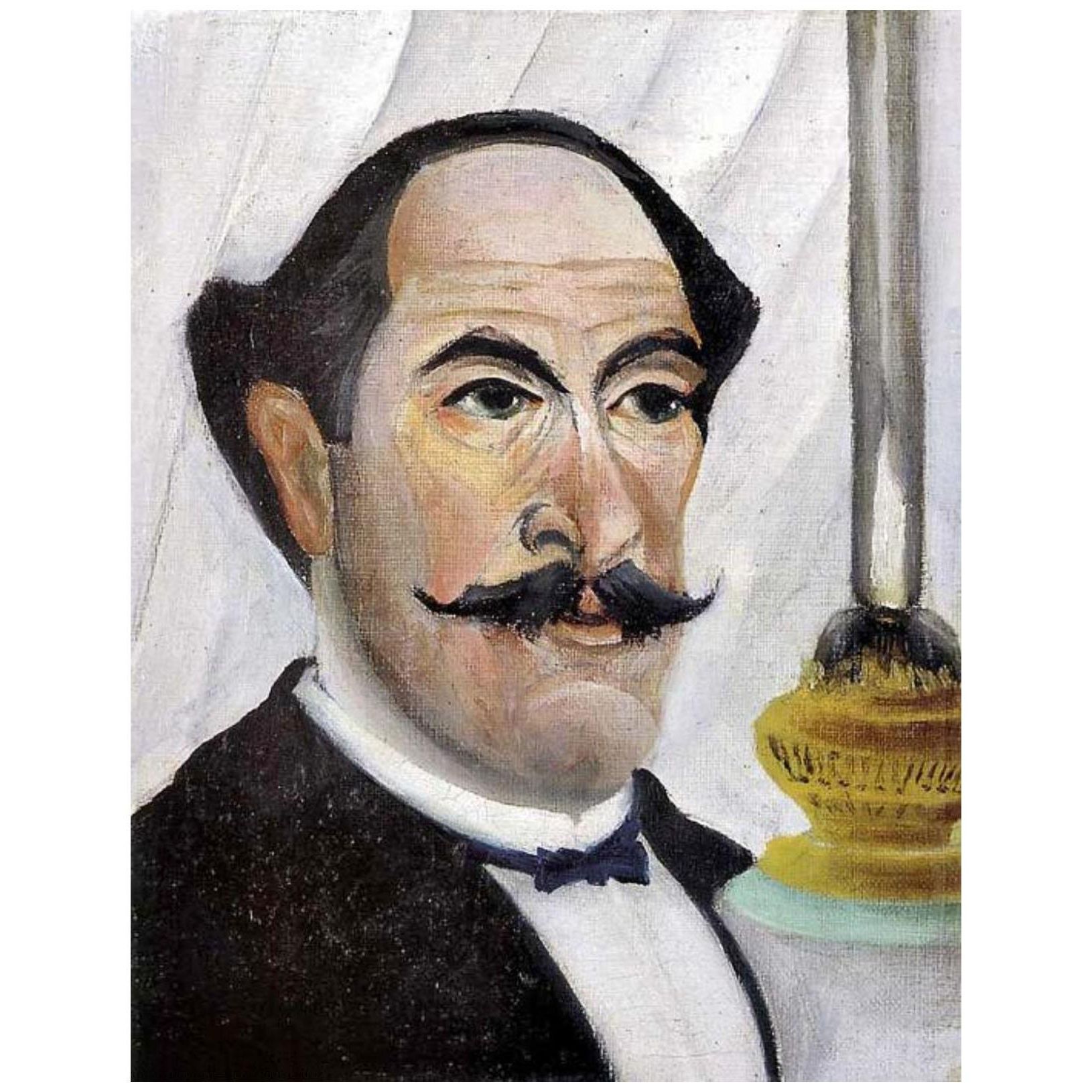 Henri Rousseau. Autoportrait avec lampe. 1903. Musee Picasso Paris