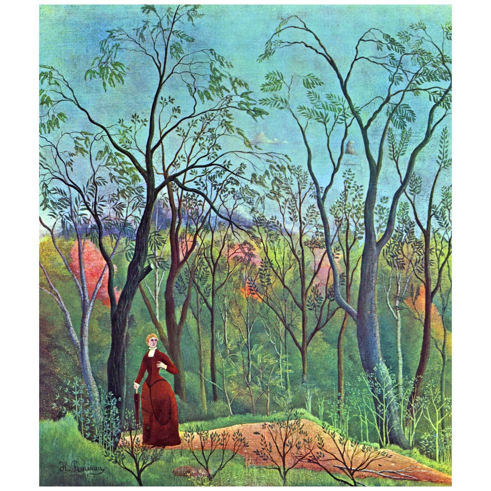 Henri Rousseau. La Promenade dans la forêt. 1886. Kunsthaus Zurich
