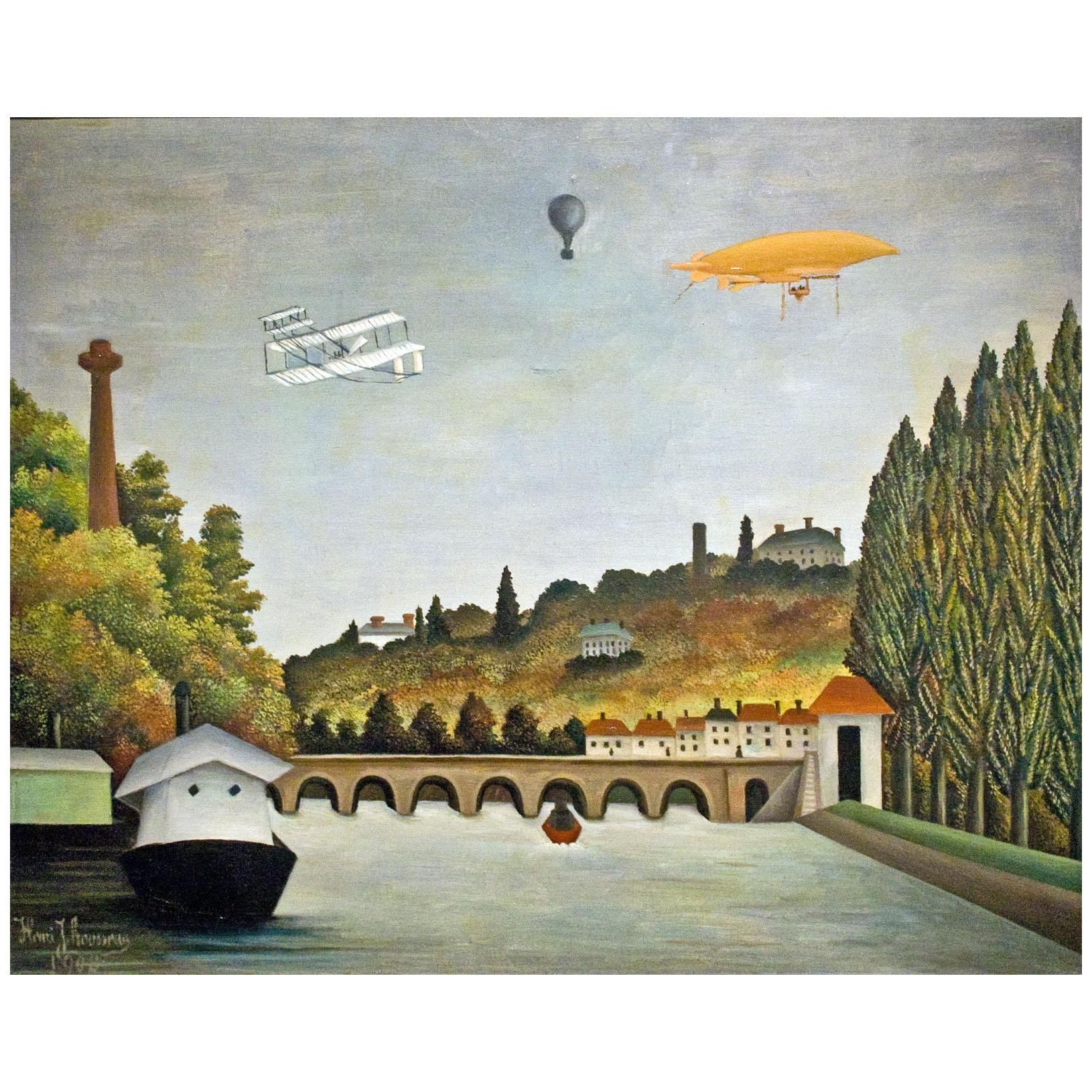 Henri Rousseau. Vue du pont de Sèvres. 1908. Pushkin Museum