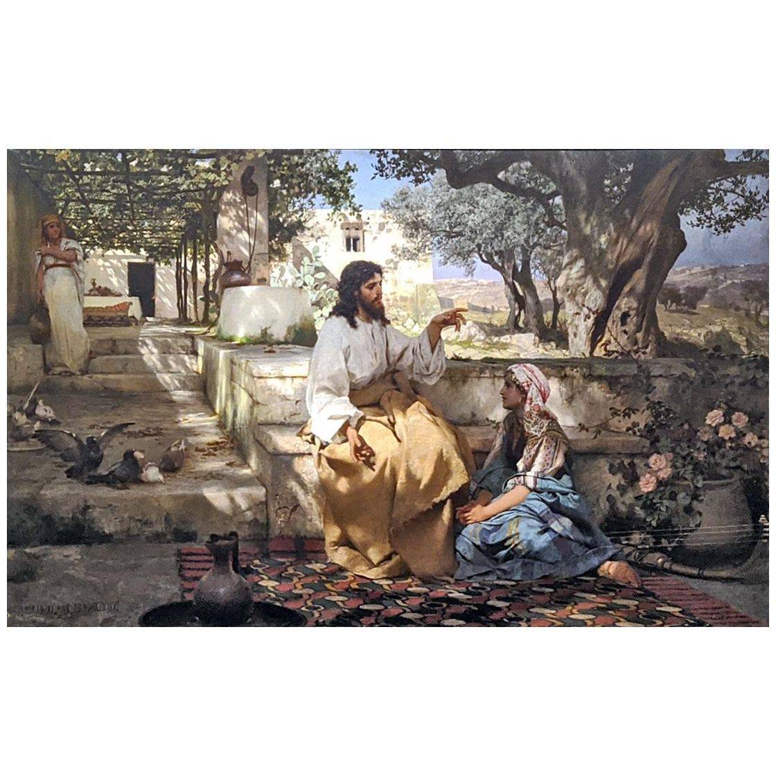 Генрих Семирадский. Христос у Марфы и Марии. 1886. Русский музей