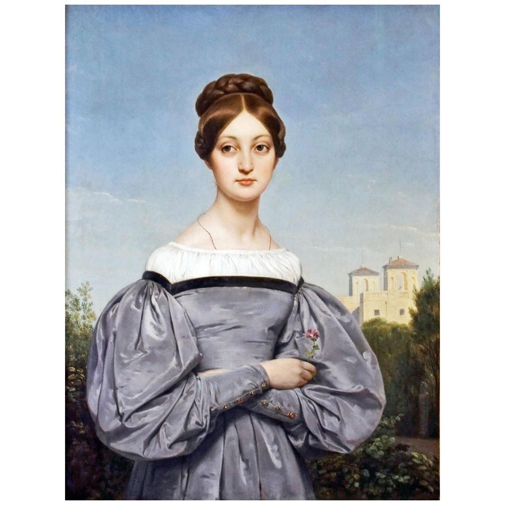 Horace Vernet. Louise Vernet, fille de l'artiste. 1828. Musee du Louvre