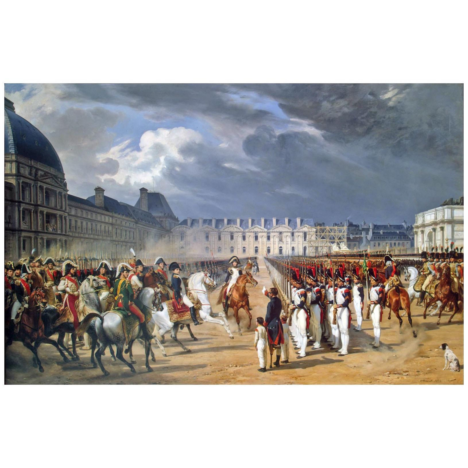 Horace Vernet. Napoleon aux Tuileries. 1840. Hermitage Museum