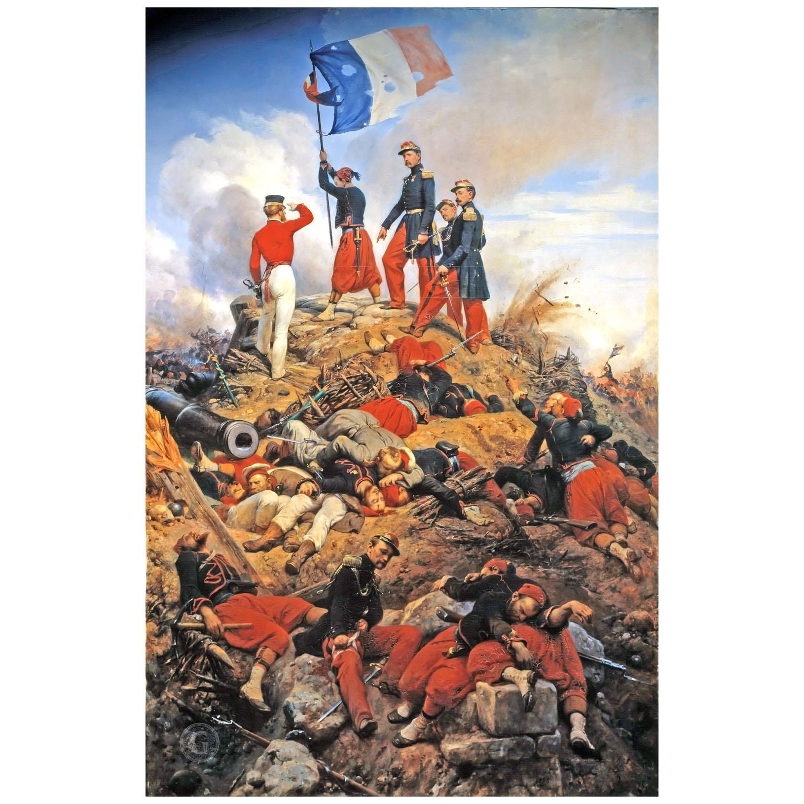 Horace Vernet. Guerre de Crimée. 1860. Musée Rolin Autun
