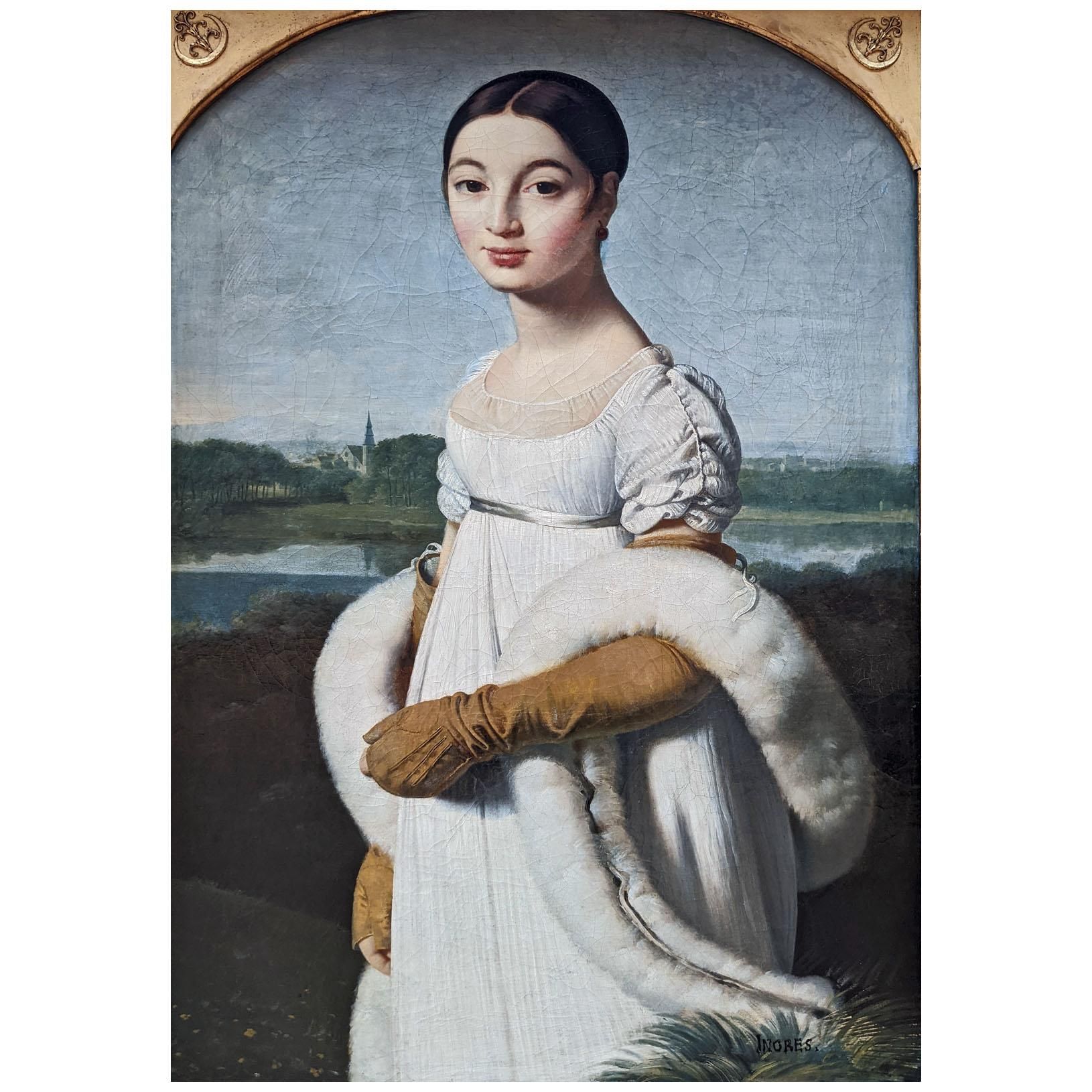 Dominique Ingres. Mademoiselle Caroline Rivière. 1806. Musee du Louvre