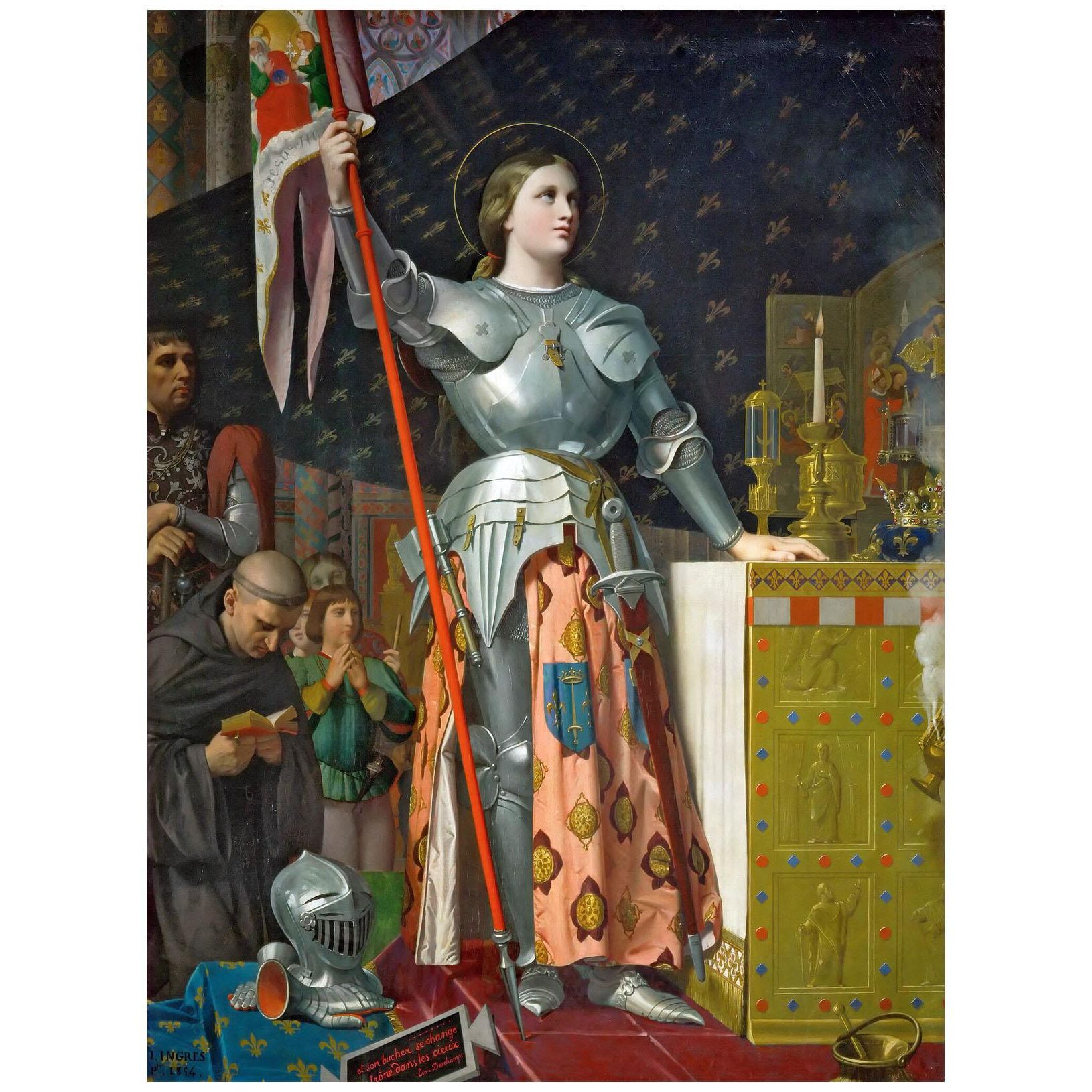 Dominique Ingres. Jeanne d’Arc. 1854. Musee du Louvre