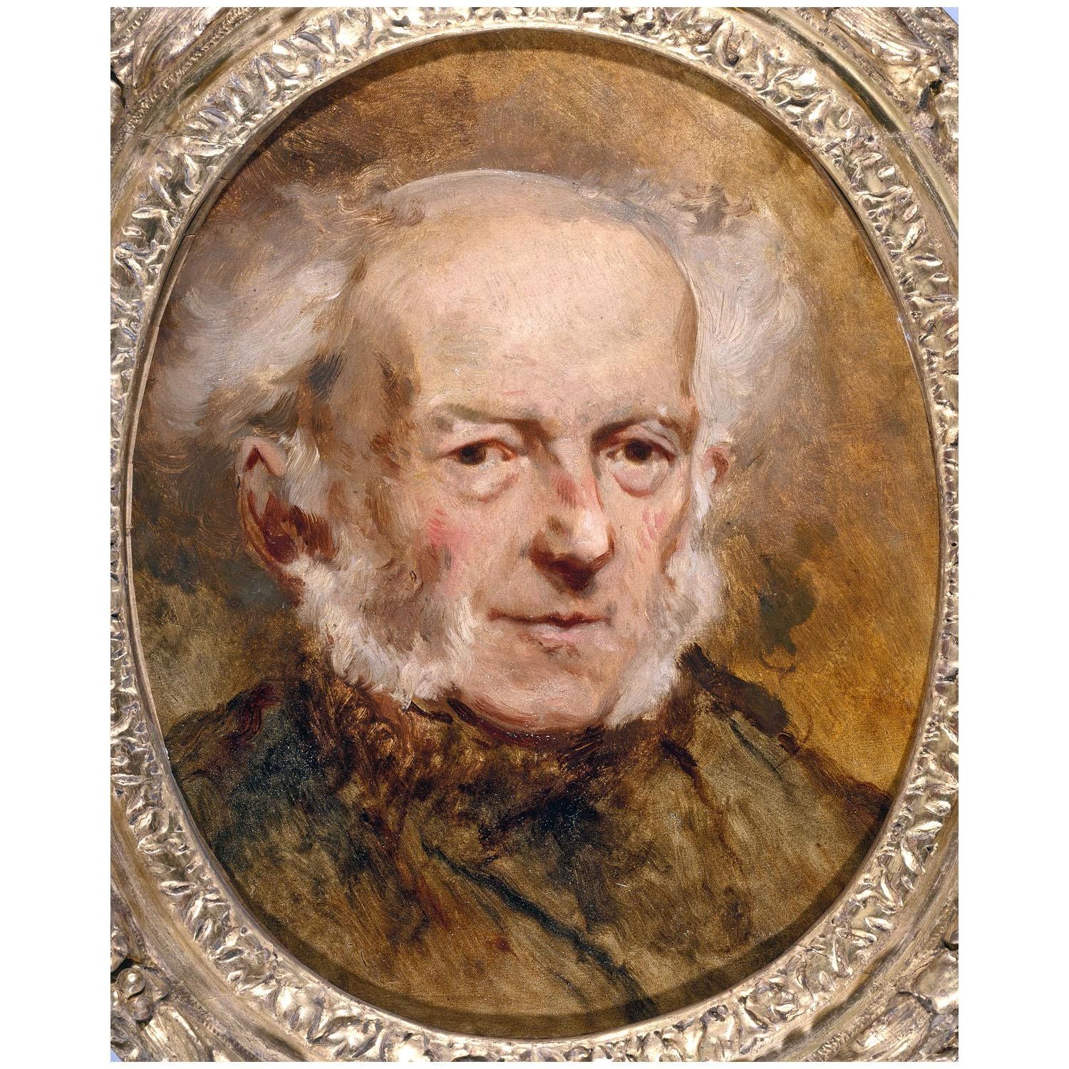 Eugene Isabey. Portrait du Jean Baptiste Isabey. 1840. Musee Carnavalet Paris