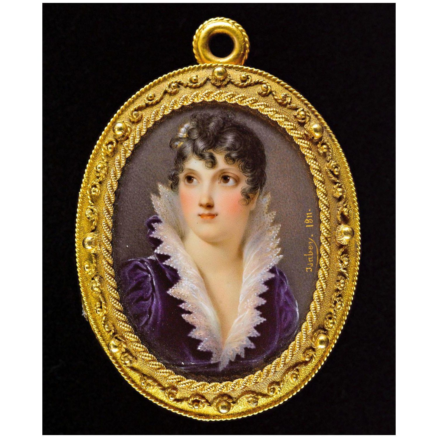 Jean Baptiste Isabey. Portrait de la Duchesse de Bassano. 1811. Musee Cognacq-Jay
