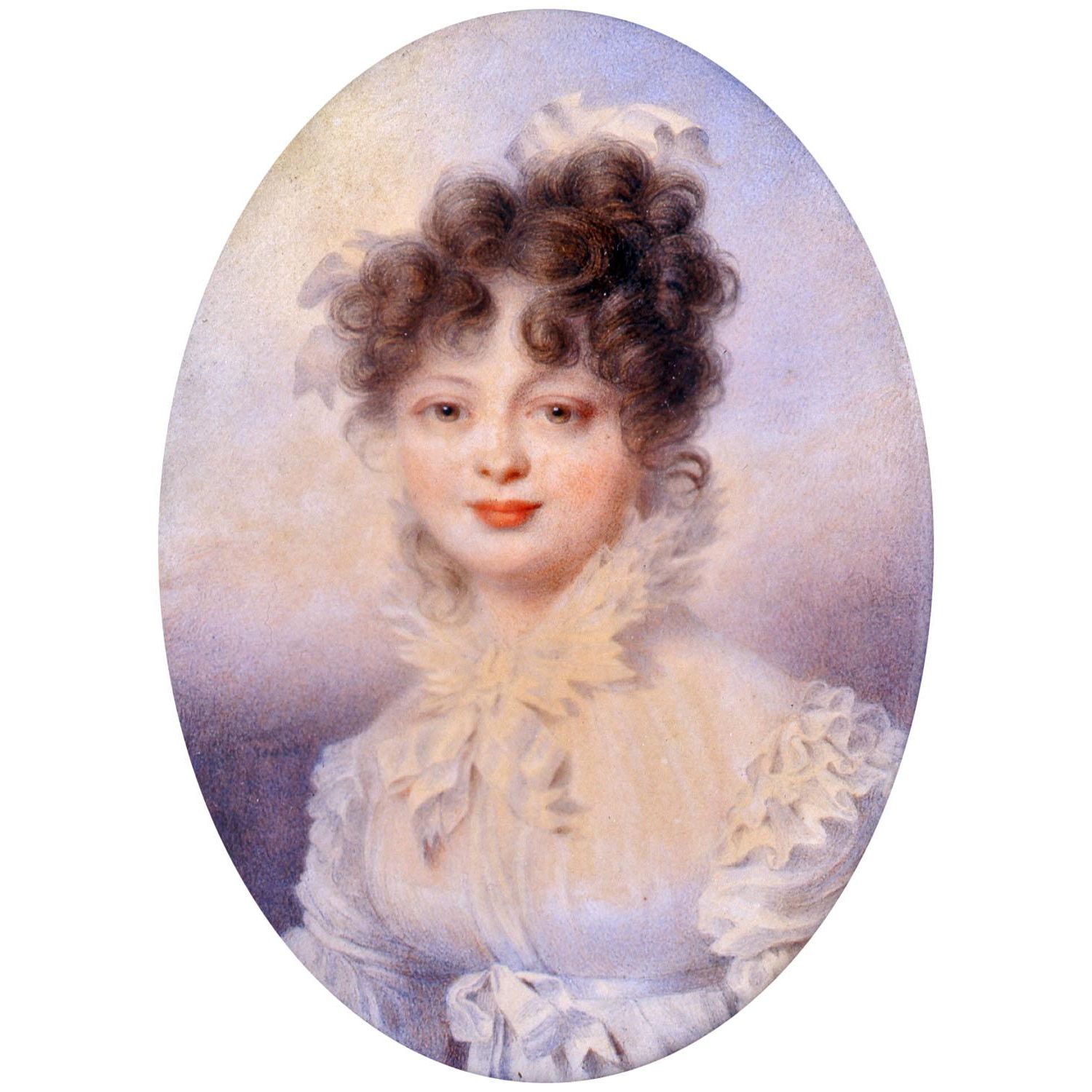 Jean Baptiste Isabey. Catherine Pavlovna de Russie. 1815. Landesmuseum Wurttemberg