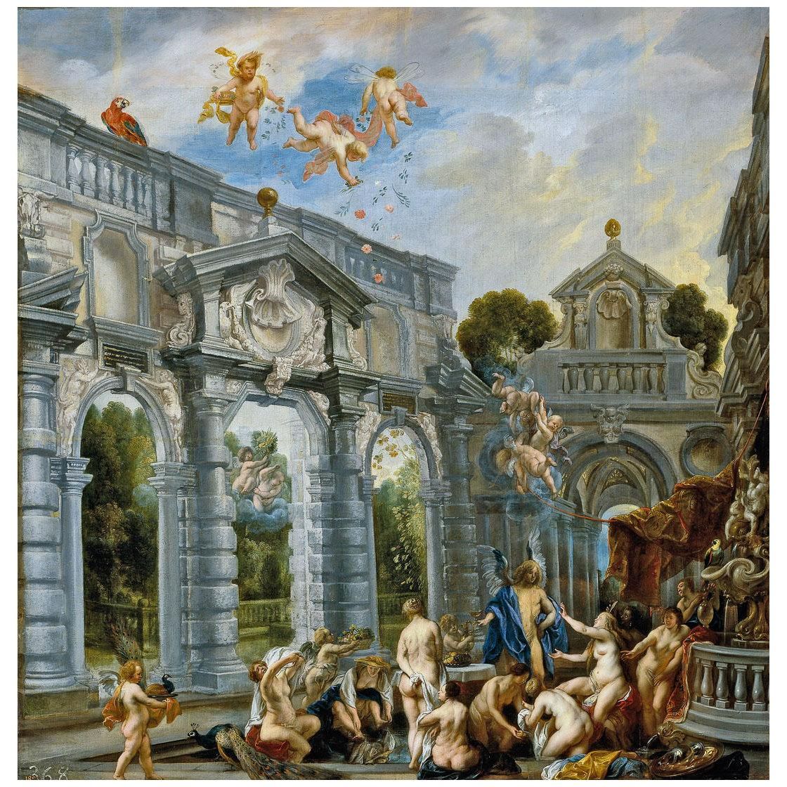 Jacob Jordaens. Nymphs at the Fountain of Love. 1630. Museo del Prado Madrid