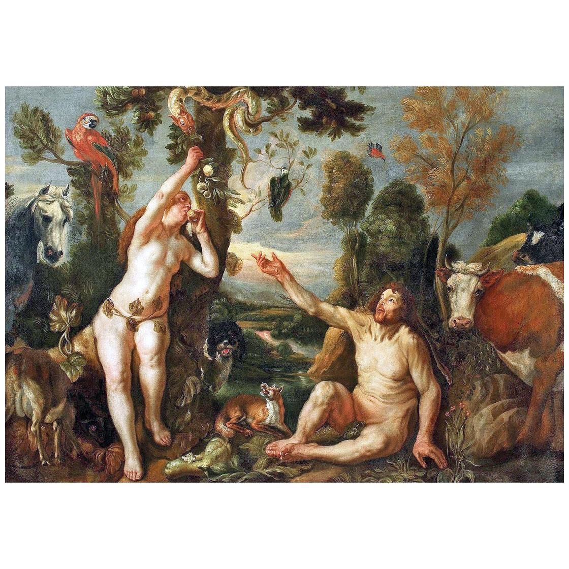Jacob Jordaens. Adam and Eve. 1640s. National Museum Warsaw