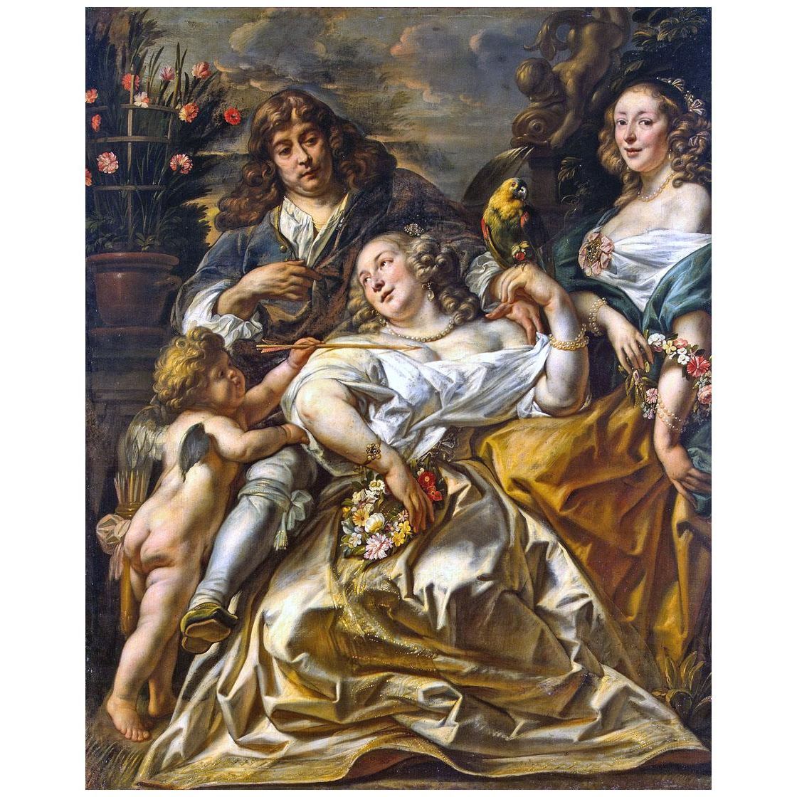 Jacob Jordaens. Portrait of a Family. 1650-1652. Hermitage St-Petersburg