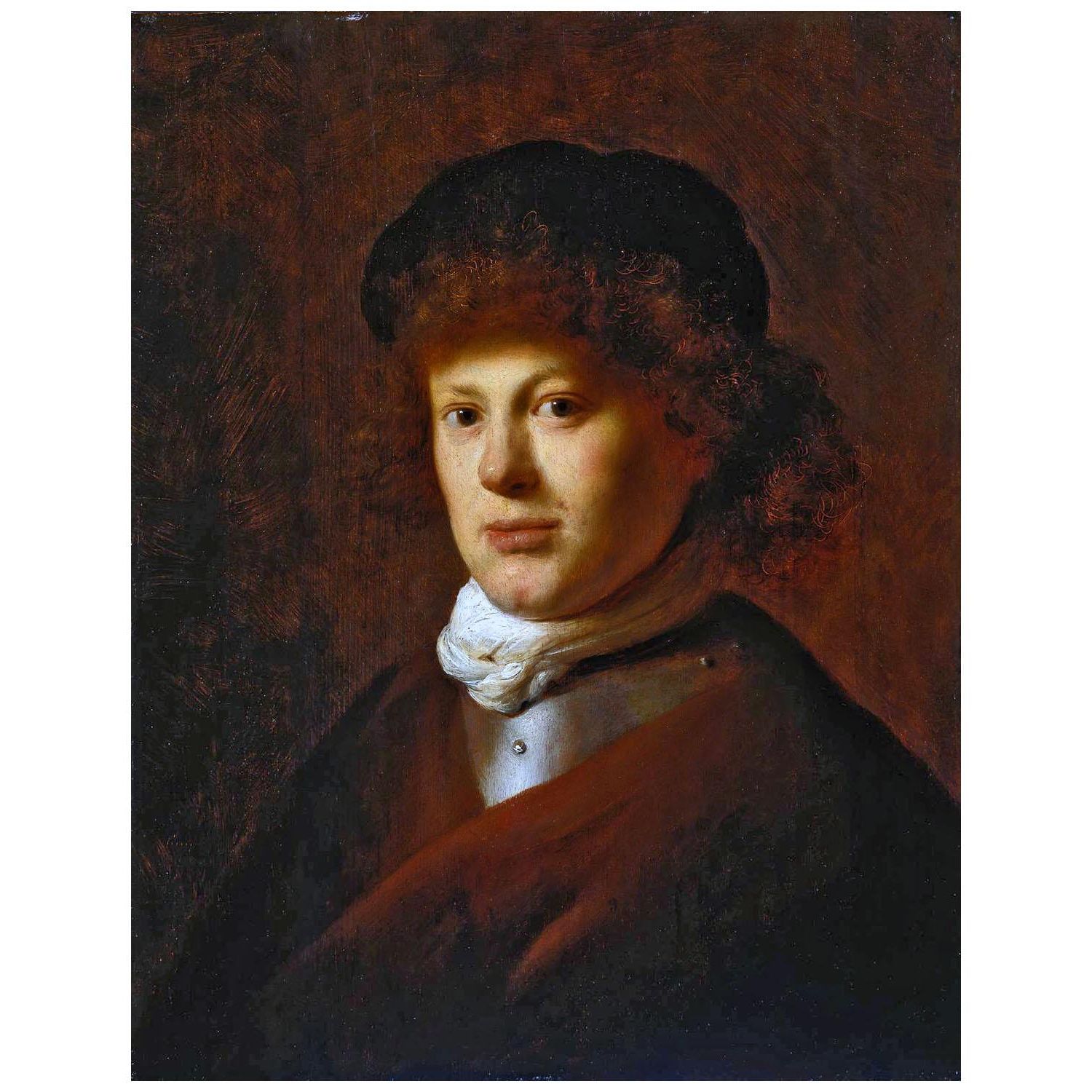 Jan Lievens. Portrait of Rembrandt van Rijn. 1628. Rijksmuseum Amsterdam