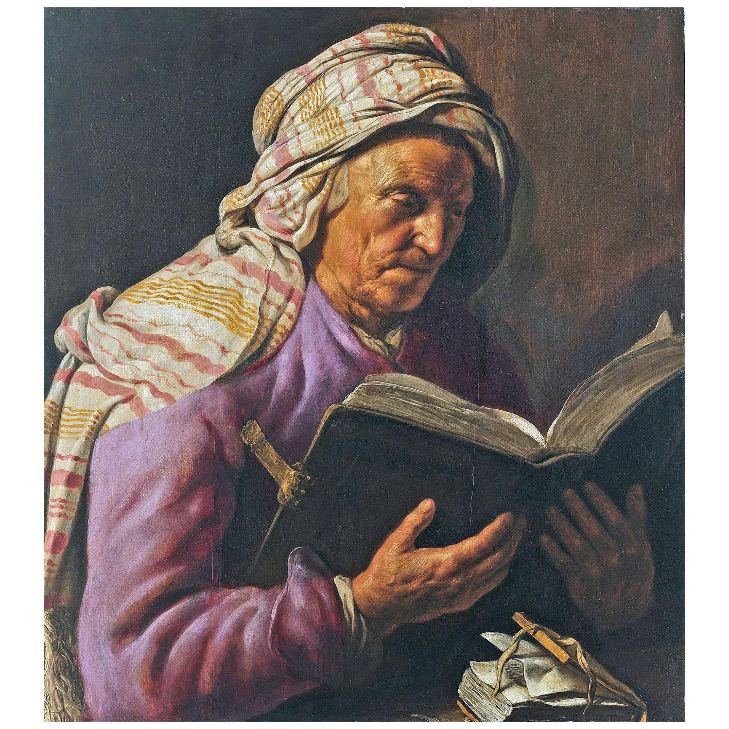 Jan Lievens. Reading Old Woman. 1633. Rijksmuseum Amsterdam
