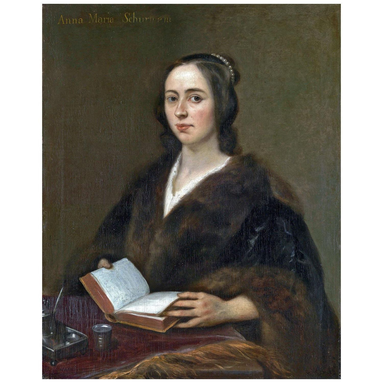 Jan Lievens. Anna Maria van Schurman. 1649. National Gallery London
