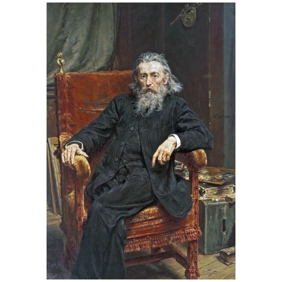 Jan Matejko. Autoportret. 1892. Muzeum Narodowe w Warszawie