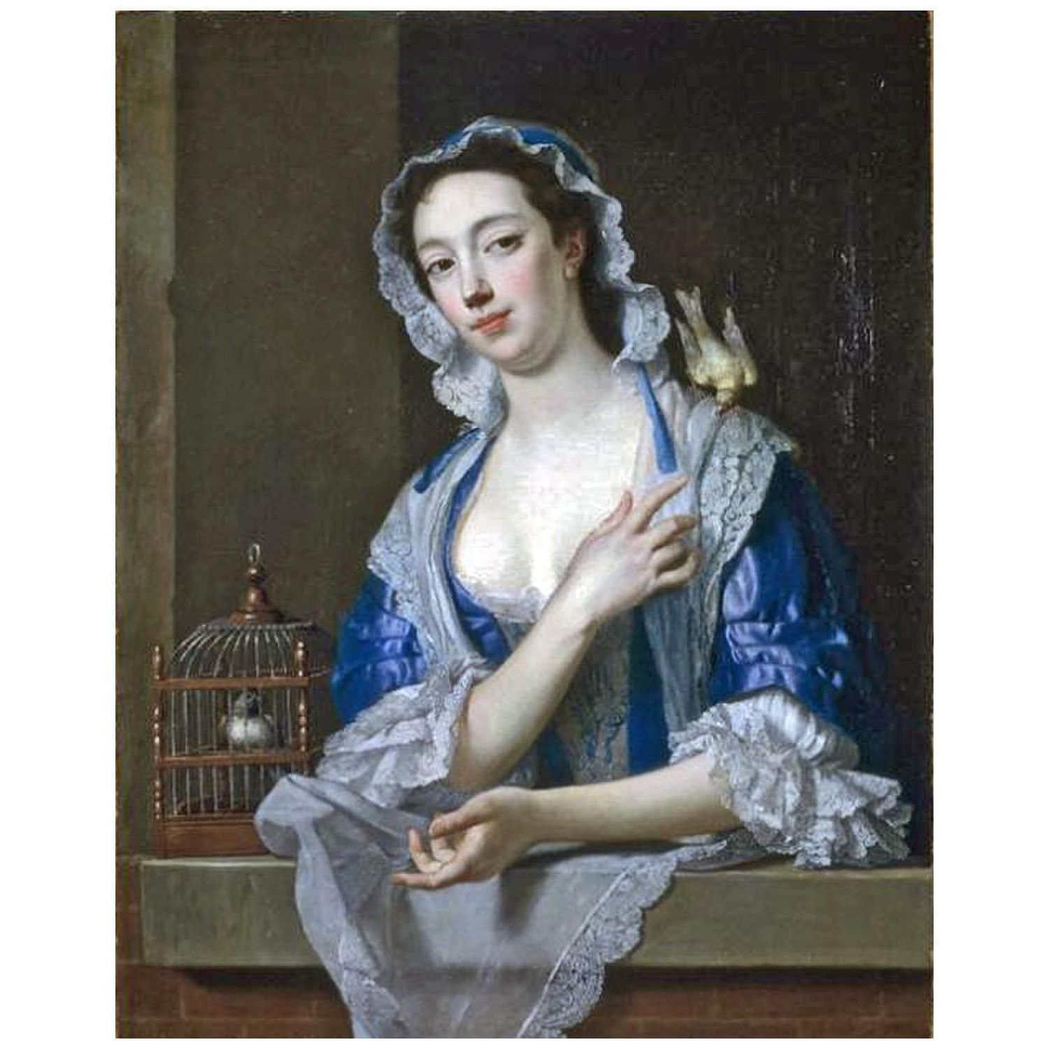 Jean-Baptiste van Loo. Margaret Woffington. 1738. V&A Museum London