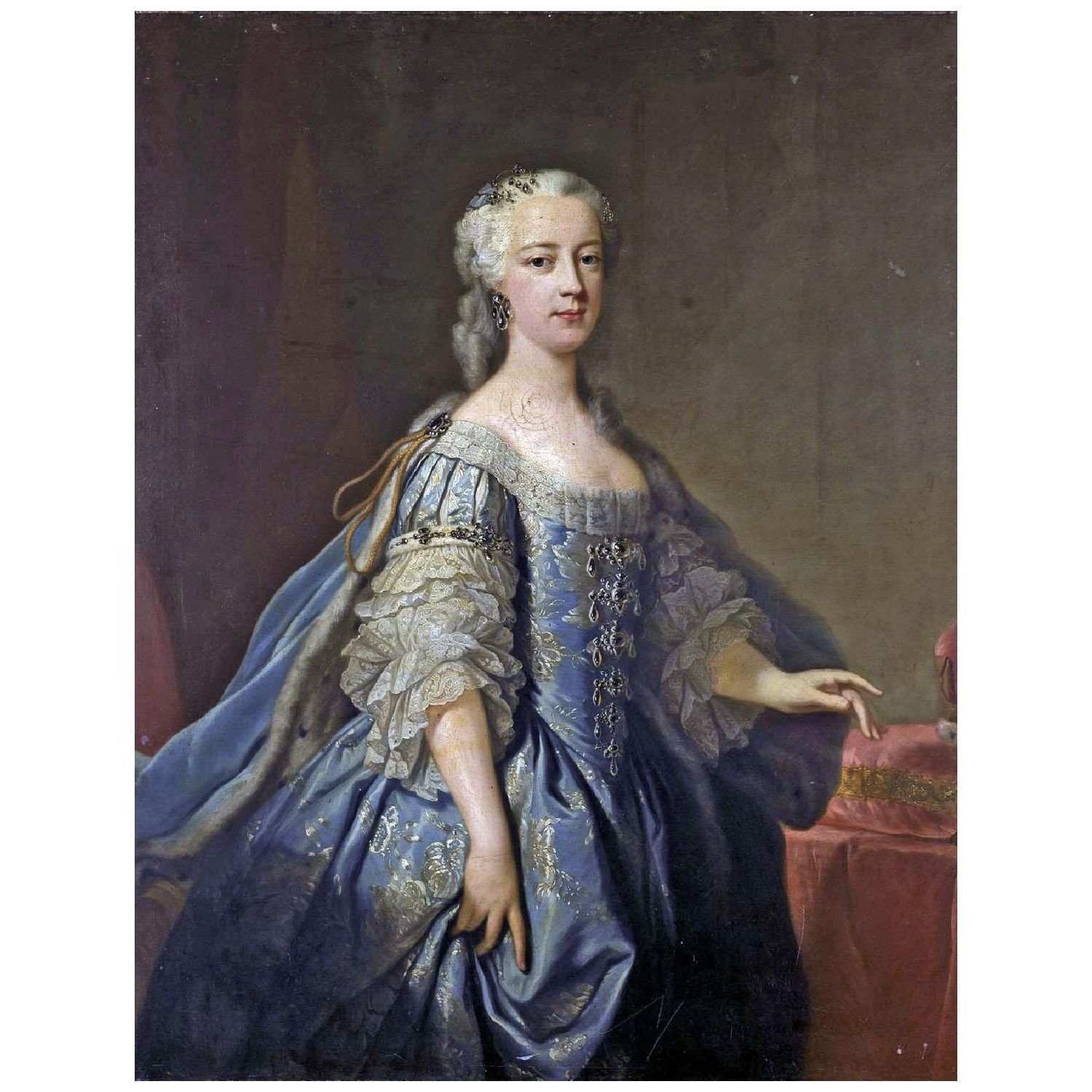 Jean-Baptiste van Loo. Princesse Amélie de Grande-Bretagne. 1738. Private collection