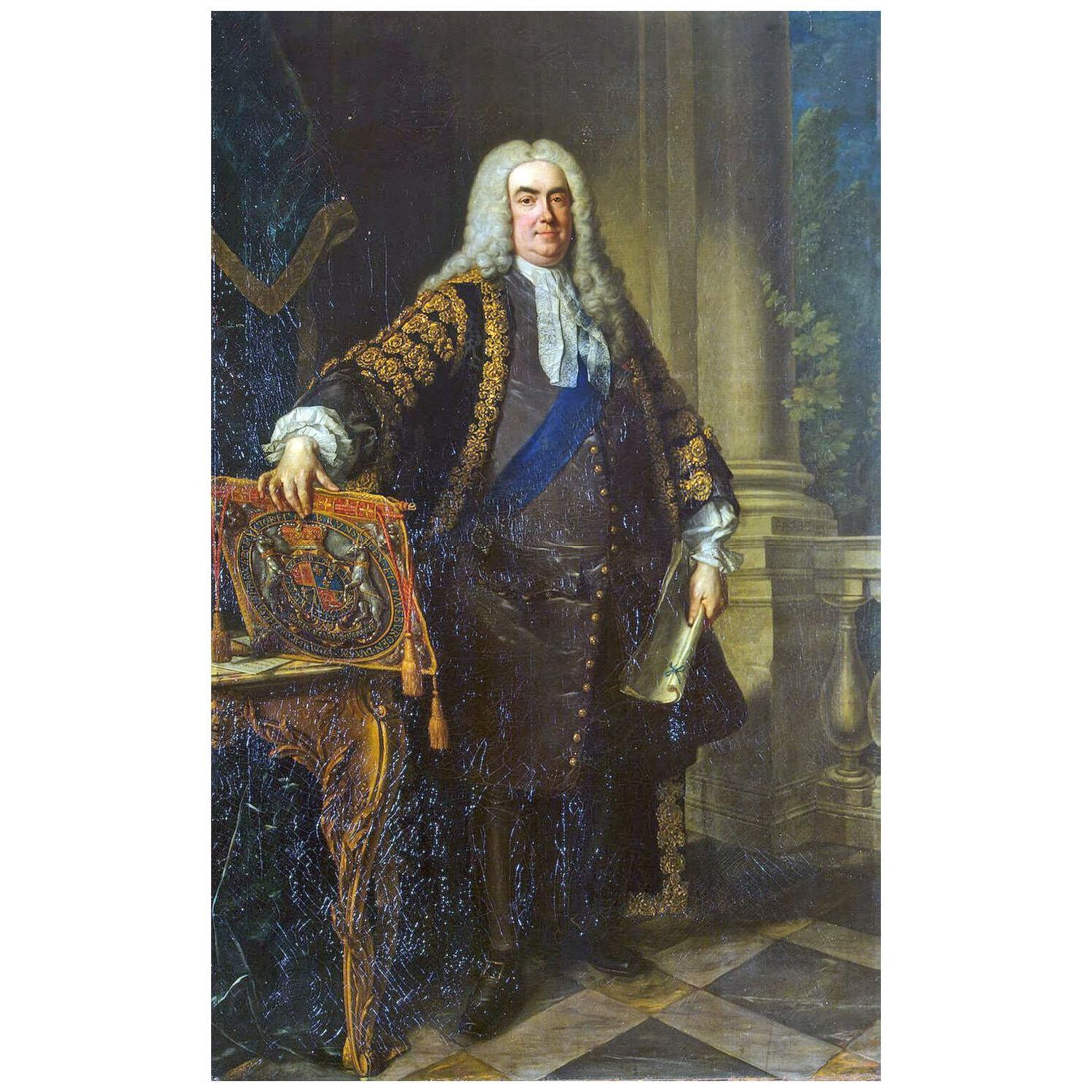 Jean-Baptiste van Loo. Robert Walpole. 1740. Hermitage Museum
