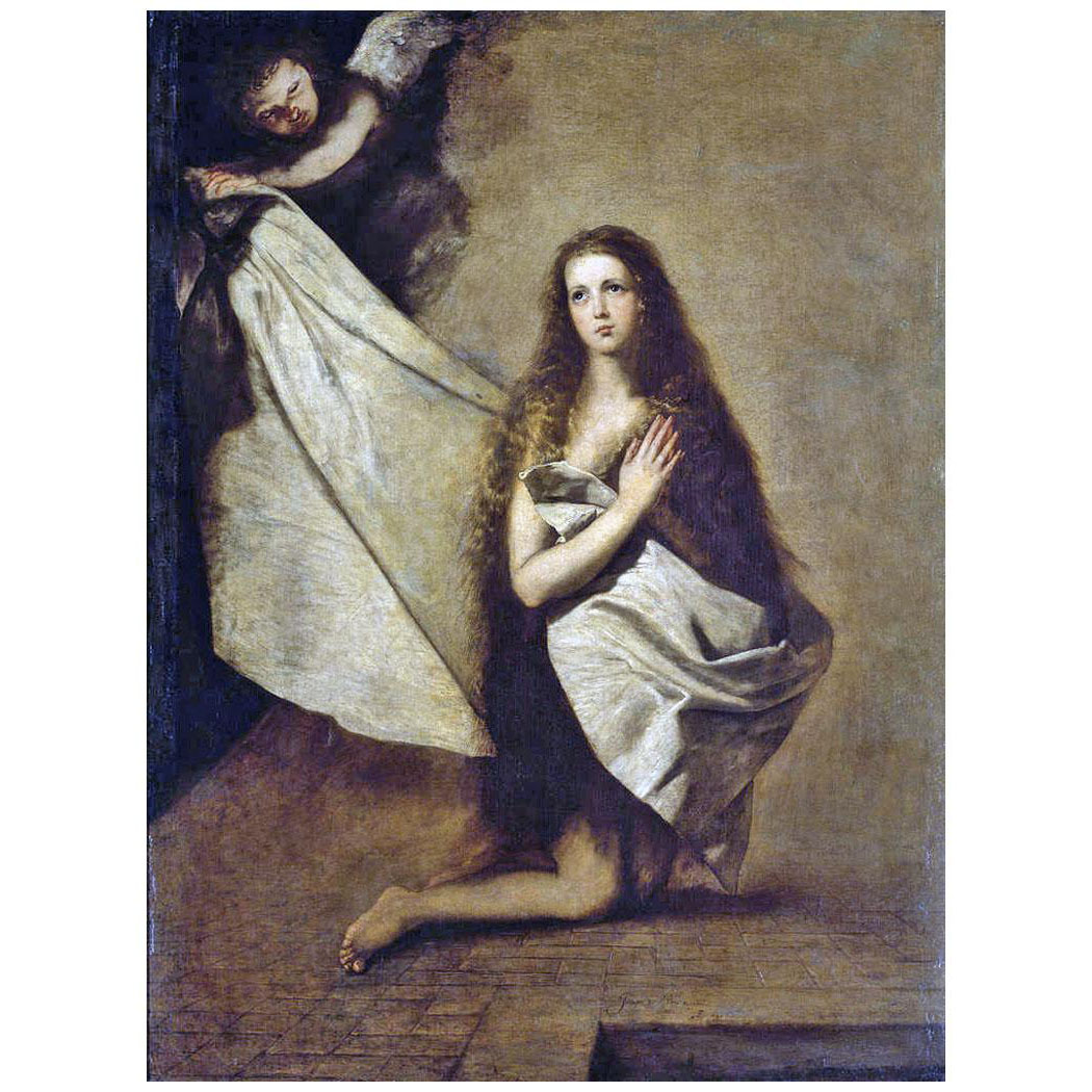 Jose de Ribera. Santa Ines. 1641. Gemaldegalerie, Dresden