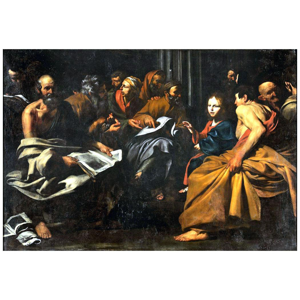 Jose de Ribera. Gesu tra i dottori. 1613. Musee d’Arte et d’Historie, Alta Marna